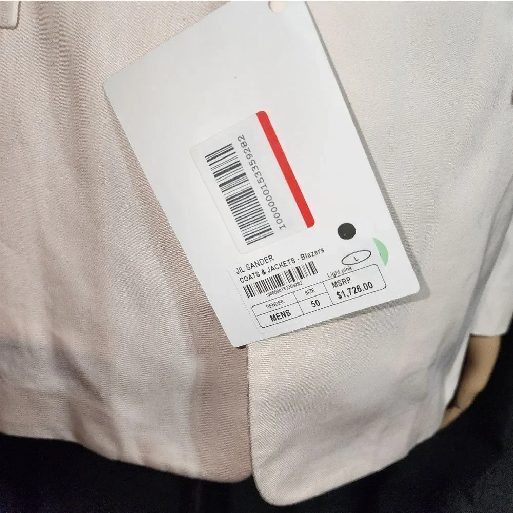 NWT Jil Sander Blazer - Very Light Pink